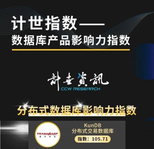 自主研發(fā)鑄就實力 星環(huán)科技KunDB榮登數(shù)據(jù)庫產品影響力指數(shù)榜首，助推生物科技研發(fā)創(chuàng)新